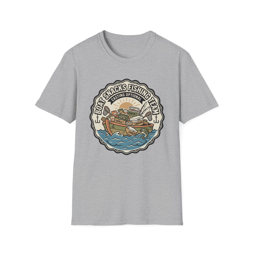 Boat Snacks Fishing Team T-Shirt
