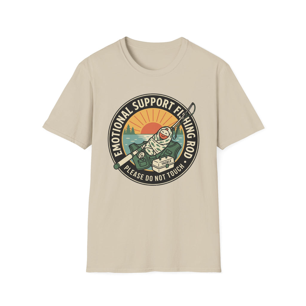 Emotional Support Fishing Rod T-Shirt
