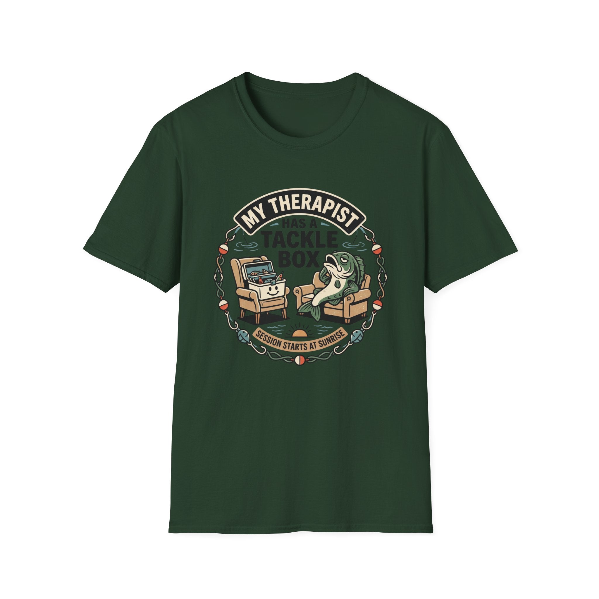 My Therapist Has Tackle Box T-Shirt