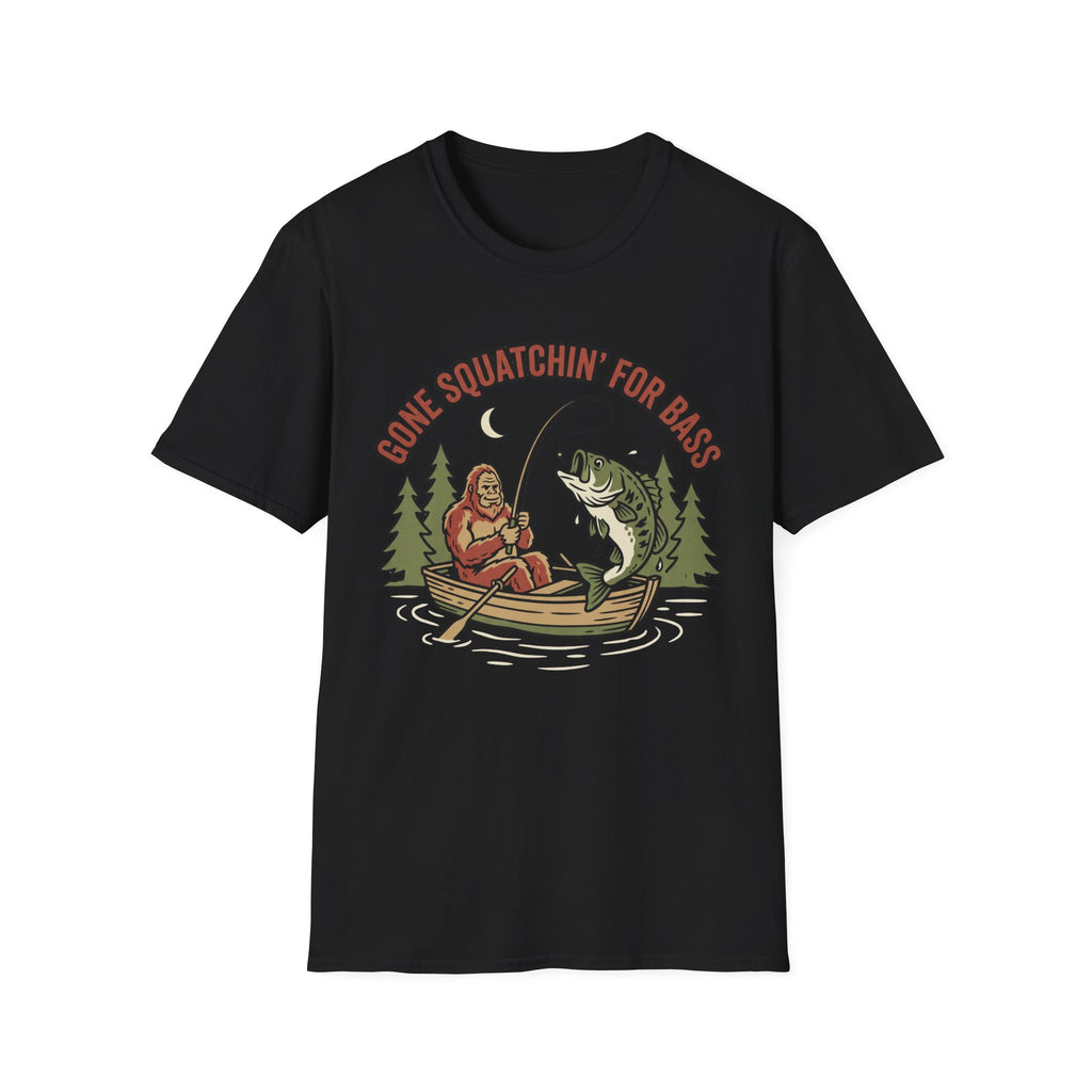 Gone Squatchin' For Bass T-Shirt