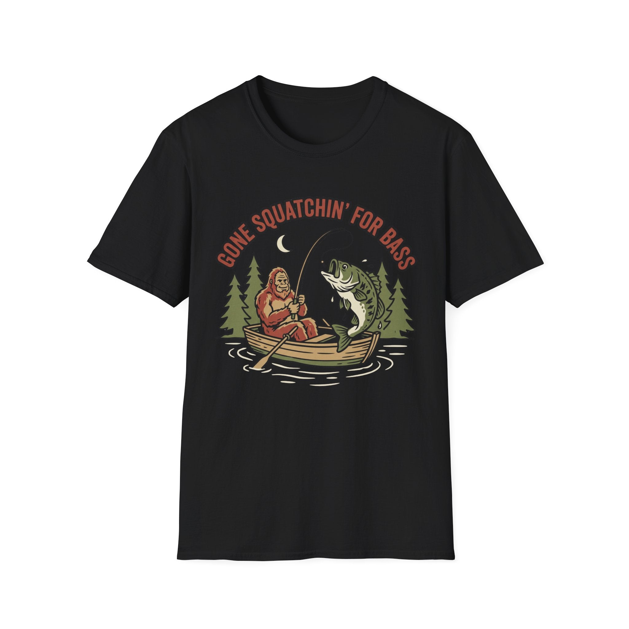 Gone Squatchin' For Bass T-Shirt