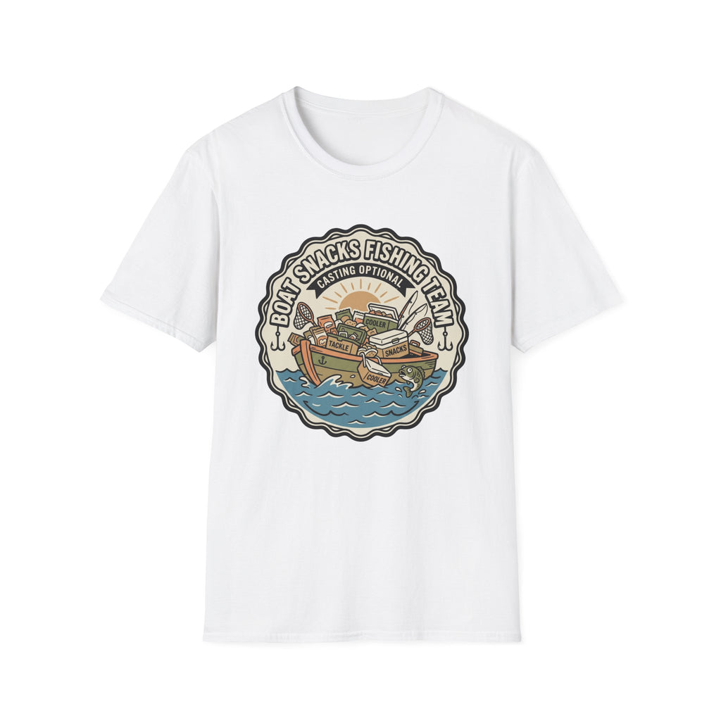 Boat Snacks Fishing Team T-Shirt