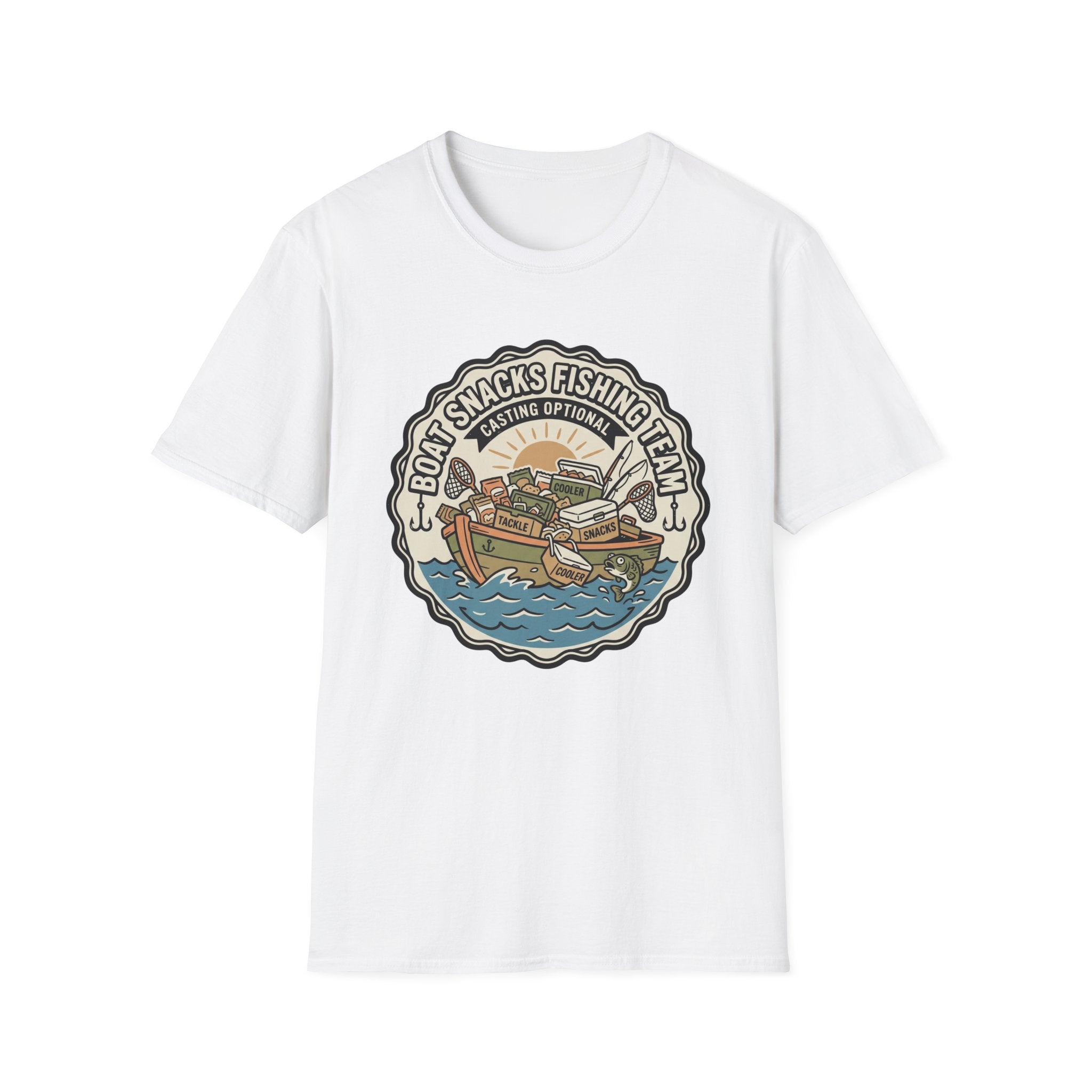 Boat Snacks Fishing Team T-Shirt