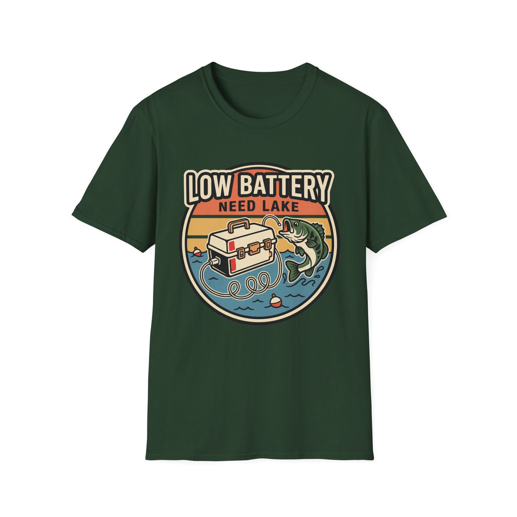 Low Battery Need Lake T-Shirt