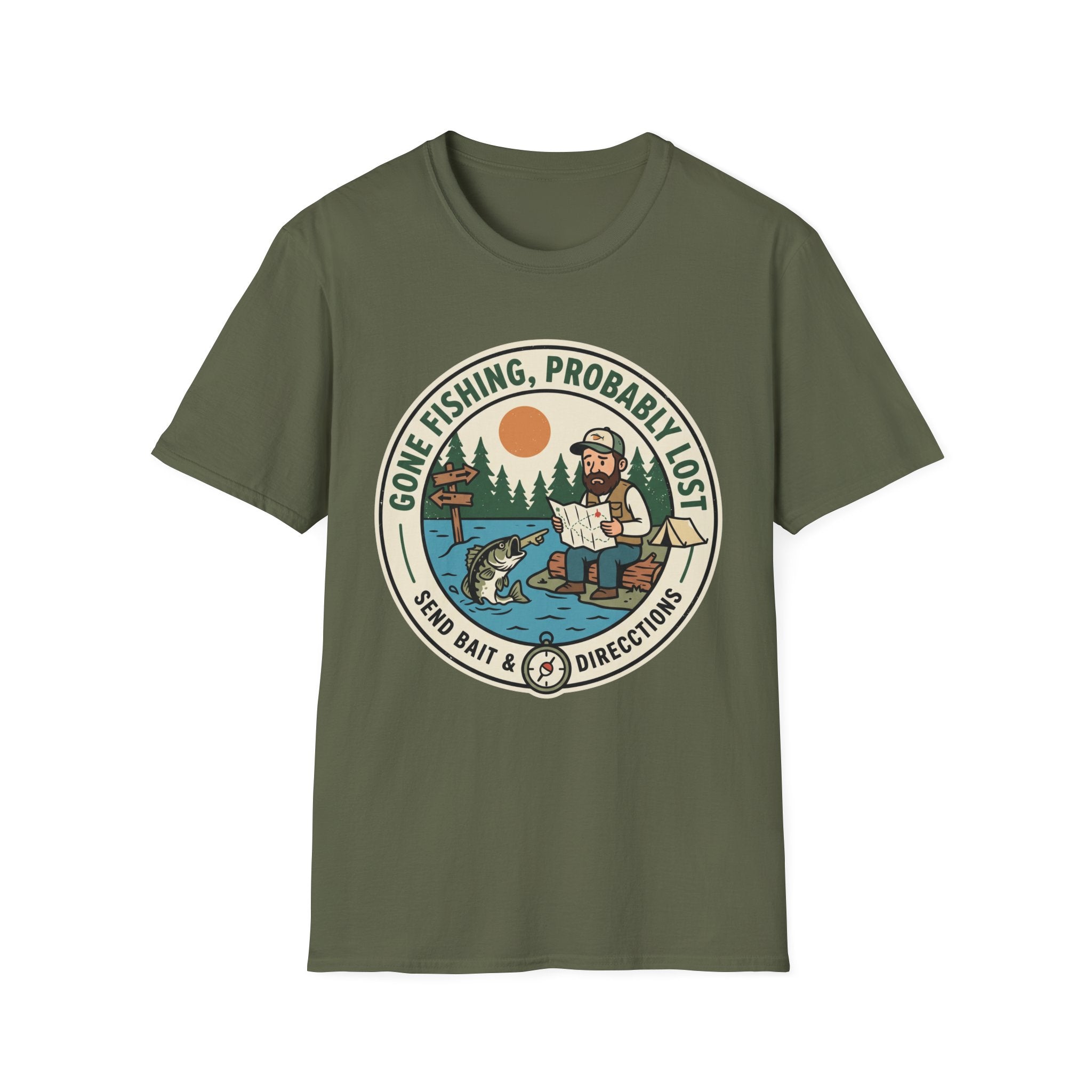 Gone Fishing, Probably Lost T-Shirt