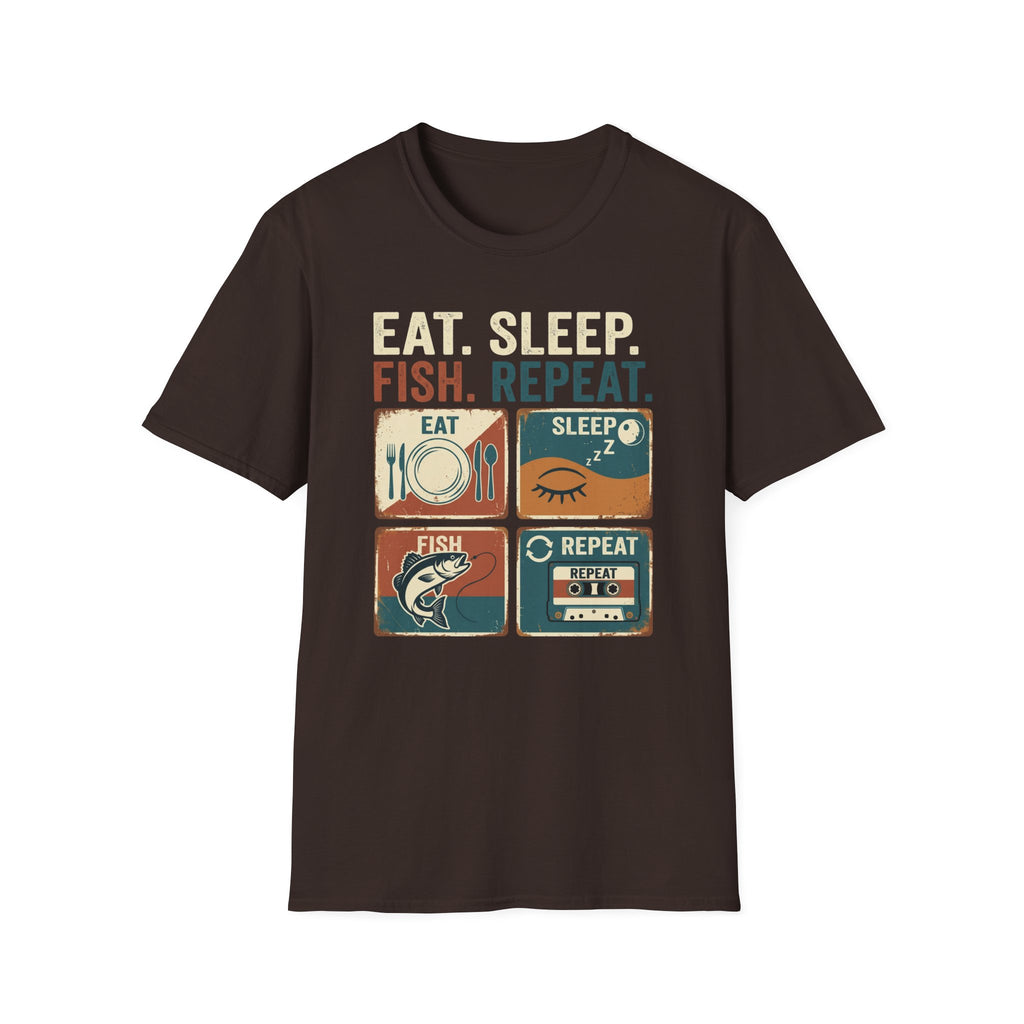 Eat Sleep Fish Repeat T-Shirt