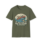 Boat Runs On Bad Decisions T-Shirt