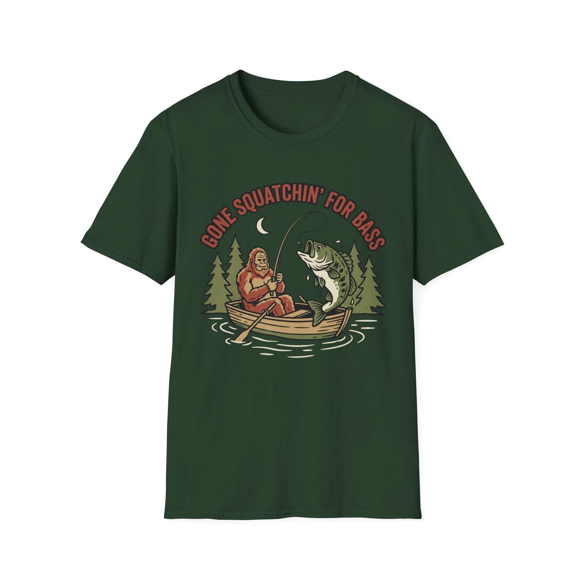 Gone Squatchin' For Bass T-Shirt