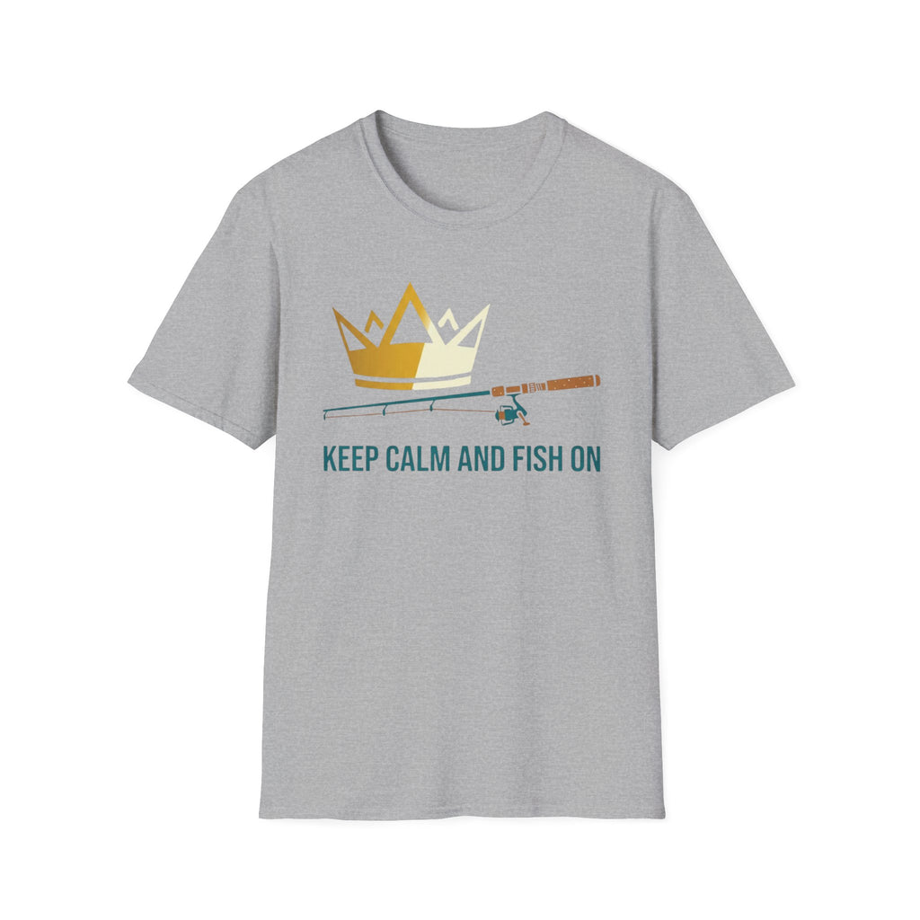 Keep Calm And Fish On T-Shirt