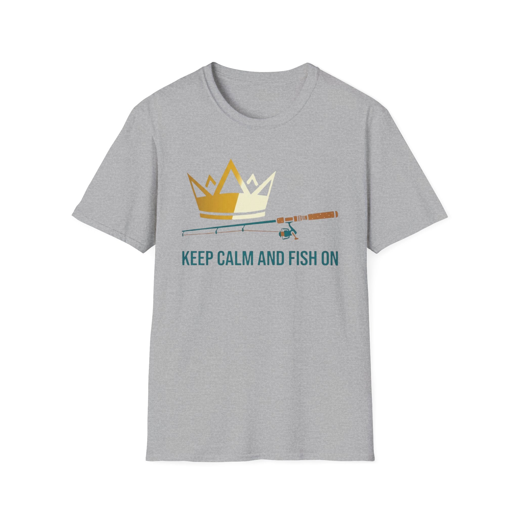 Keep Calm And Fish On T-Shirt