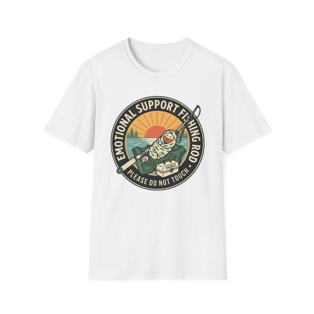 Emotional Support Fishing Rod T-Shirt