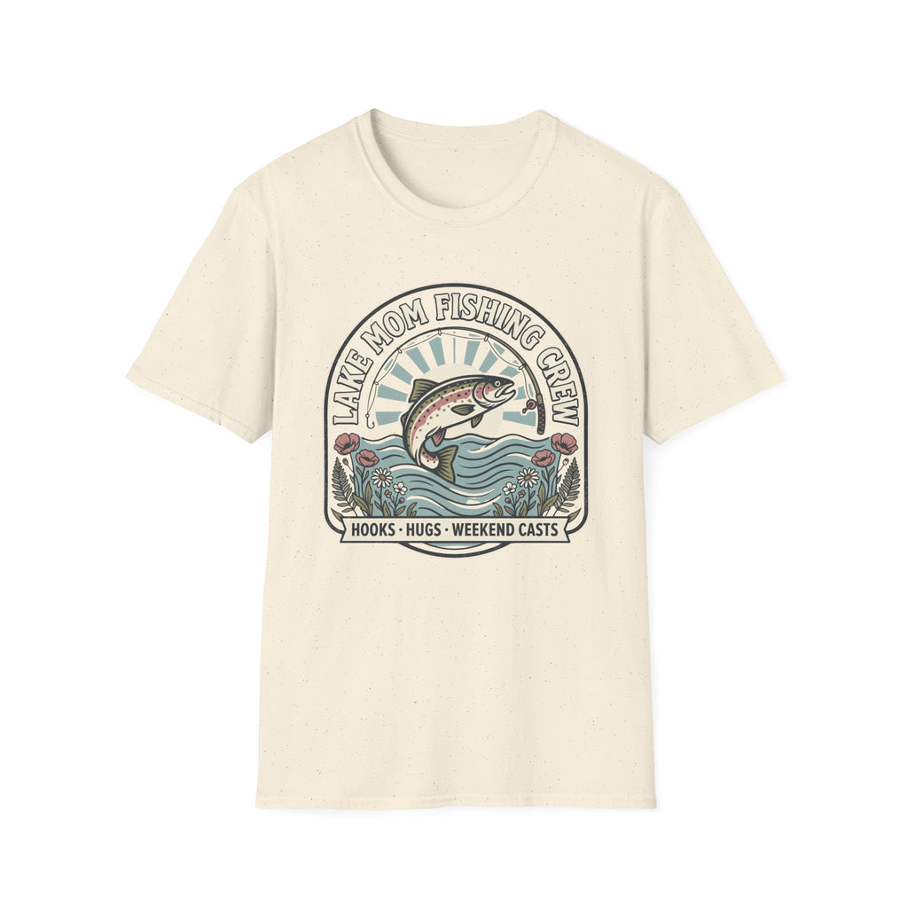 Lake Mom Fishing Crew T-Shirt