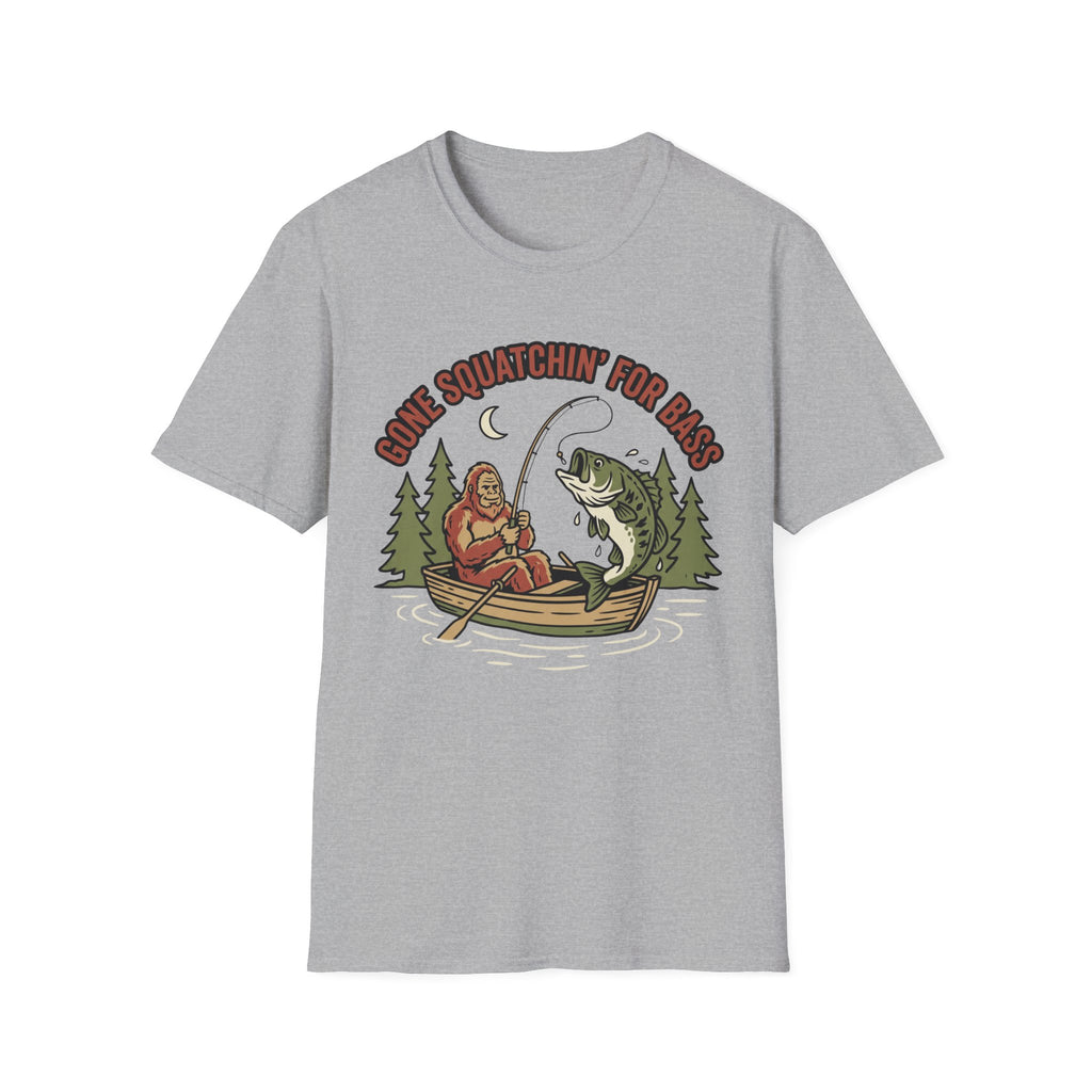 Gone Squatchin' For Bass T-Shirt