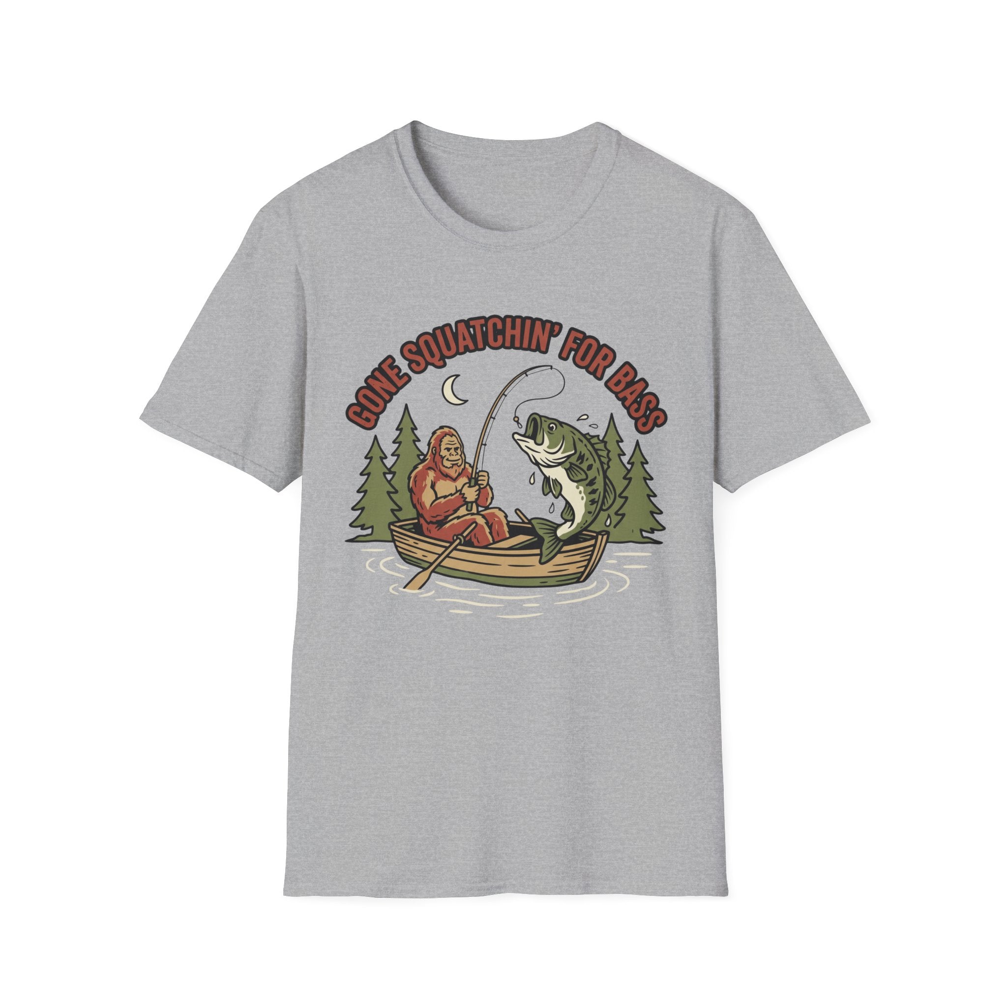 Gone Squatchin' For Bass T-Shirt