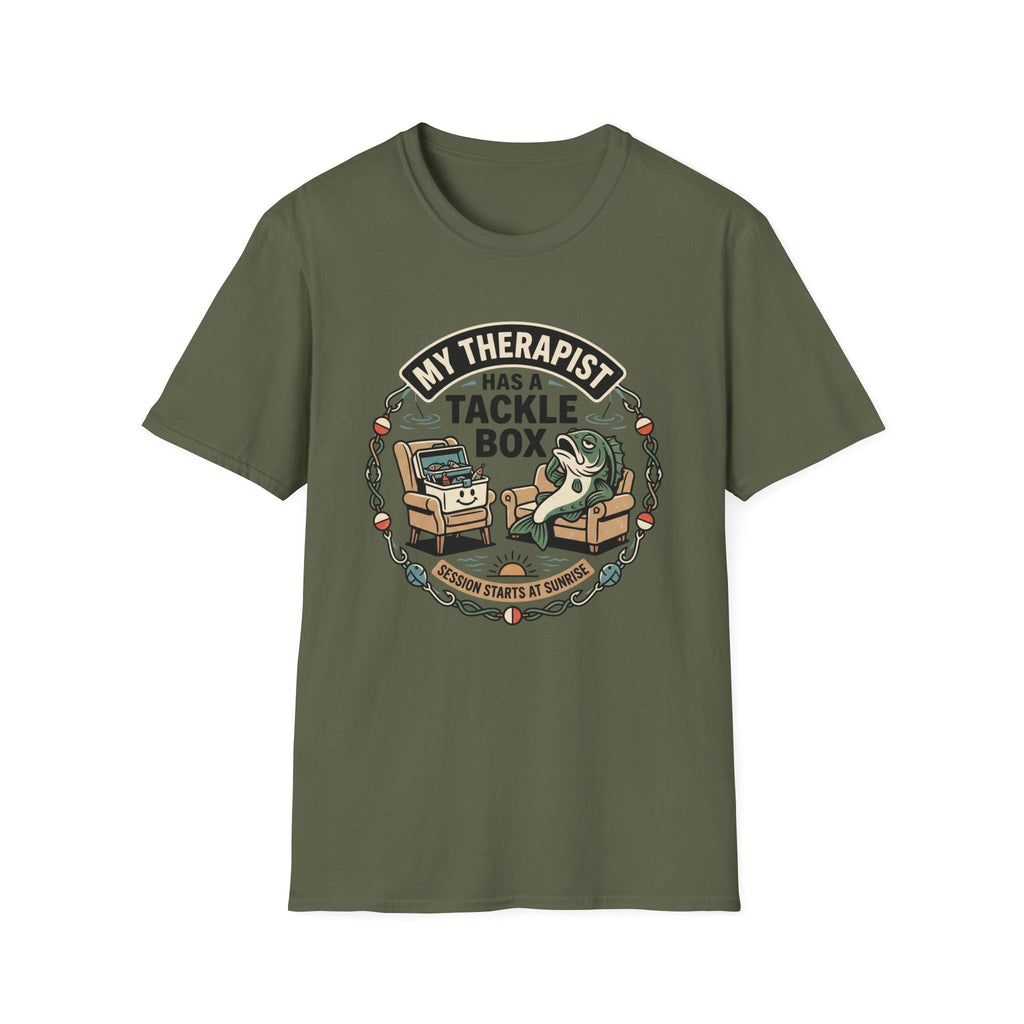 My Therapist Has Tackle Box T-Shirt