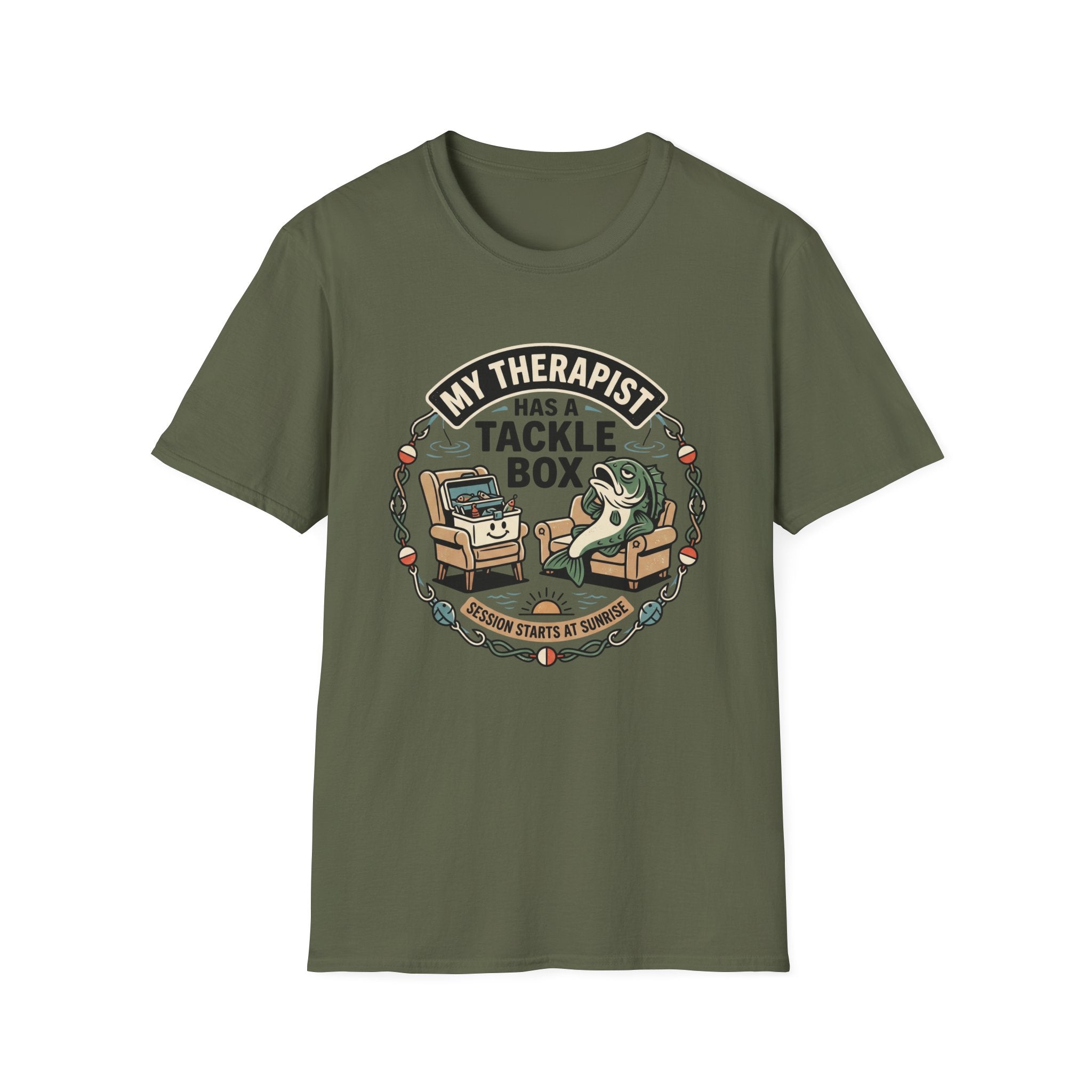 My Therapist Has Tackle Box T-Shirt