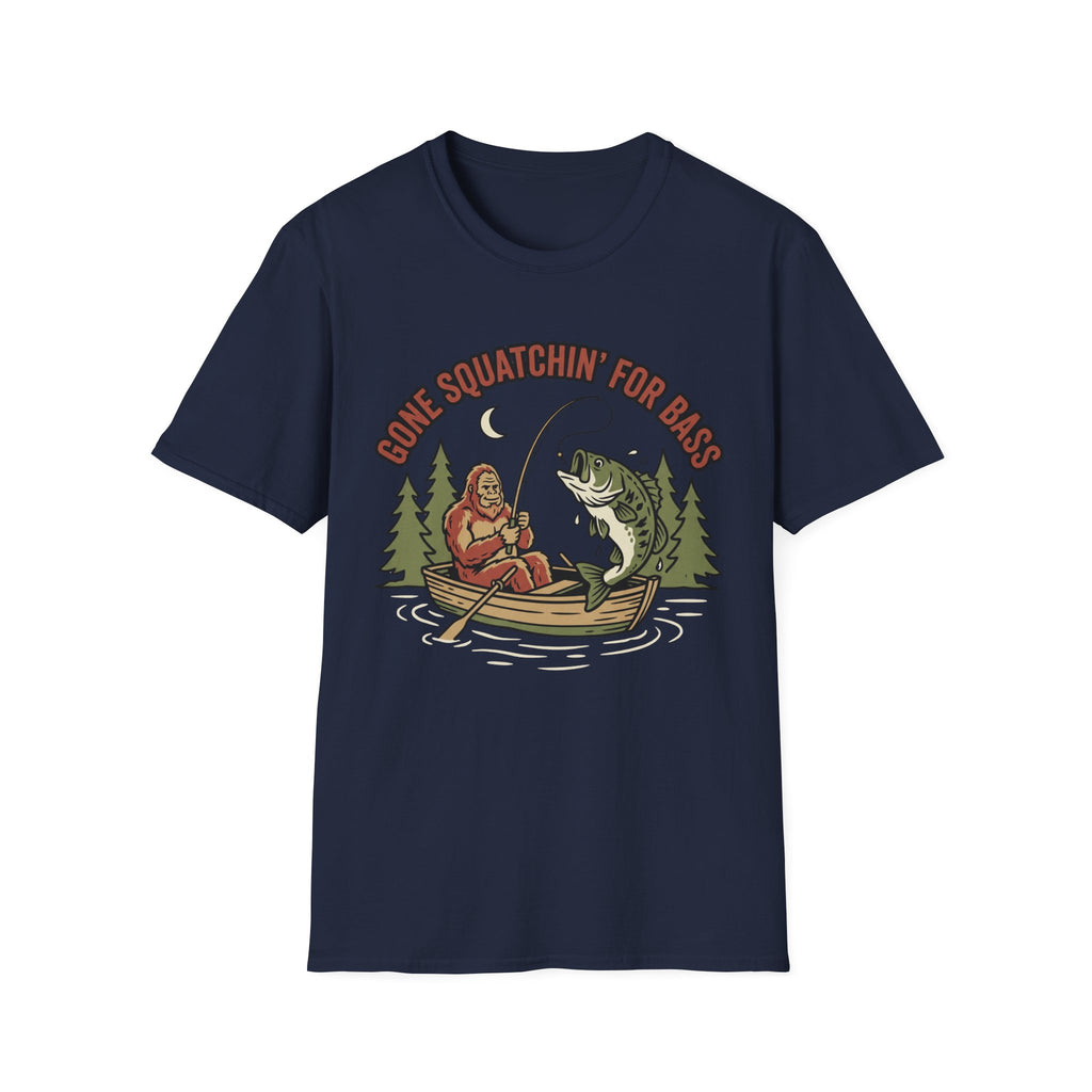 Gone Squatchin' For Bass T-Shirt