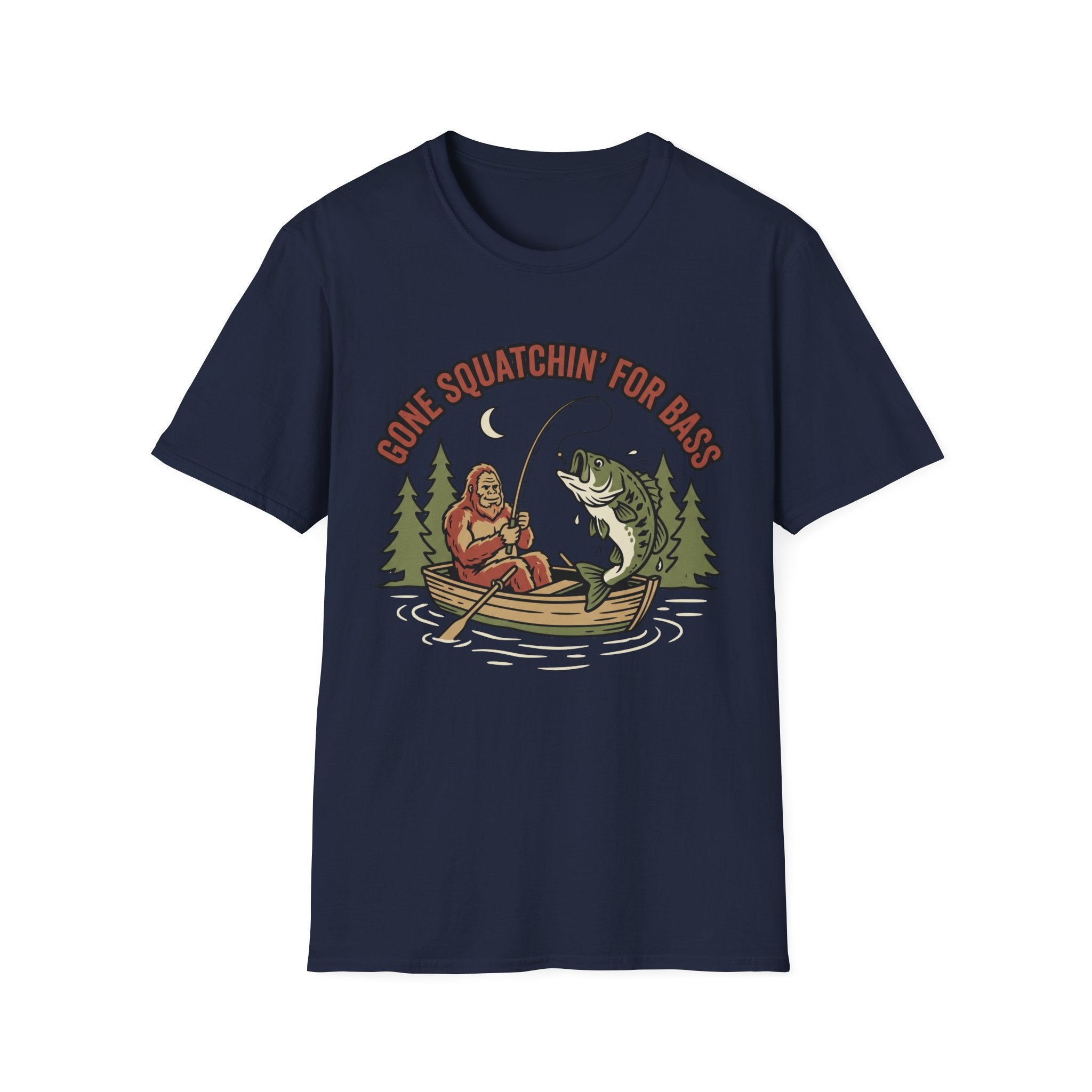Gone Squatchin' For Bass T-Shirt