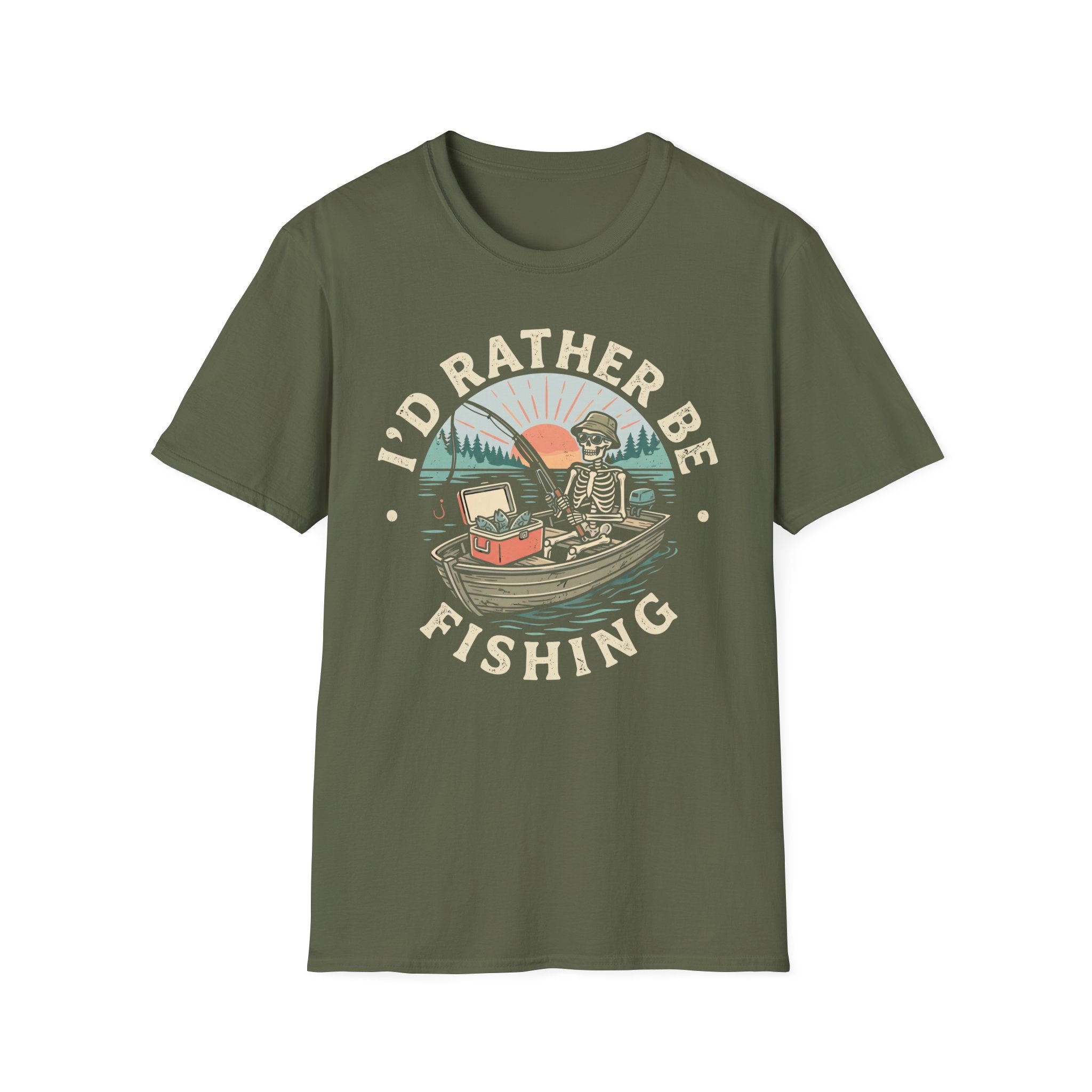 I'd Rather Be Fishing T-Shirt