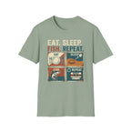 Eat Sleep Fish Repeat T-Shirt