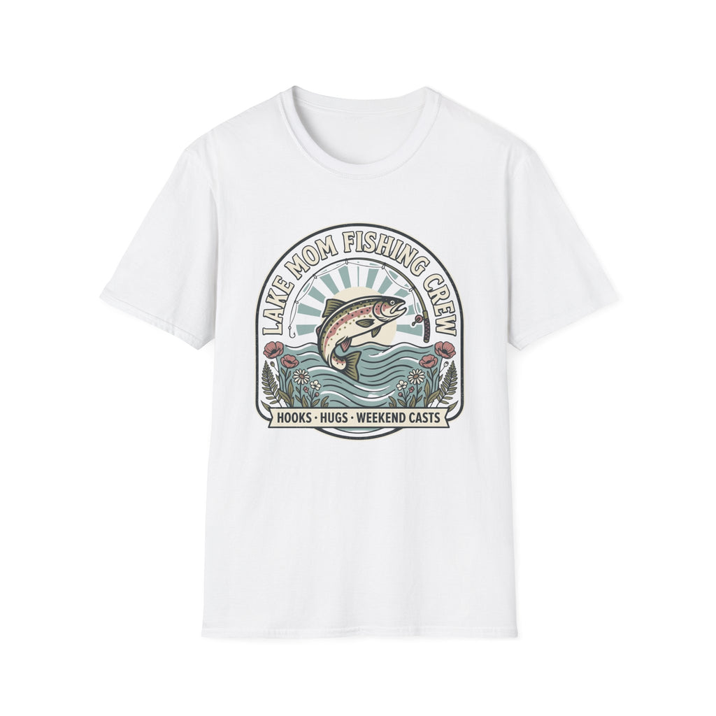 Lake Mom Fishing Crew T-Shirt
