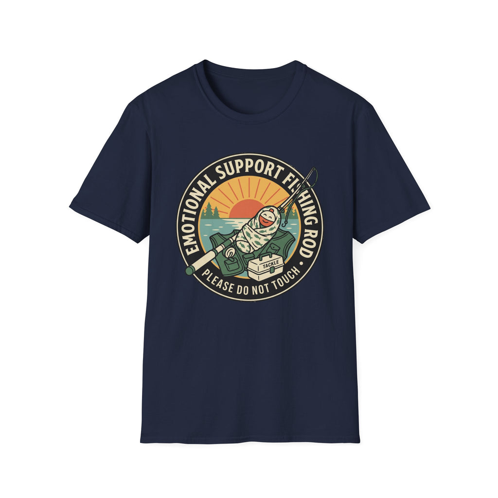 Emotional Support Fishing Rod T-Shirt