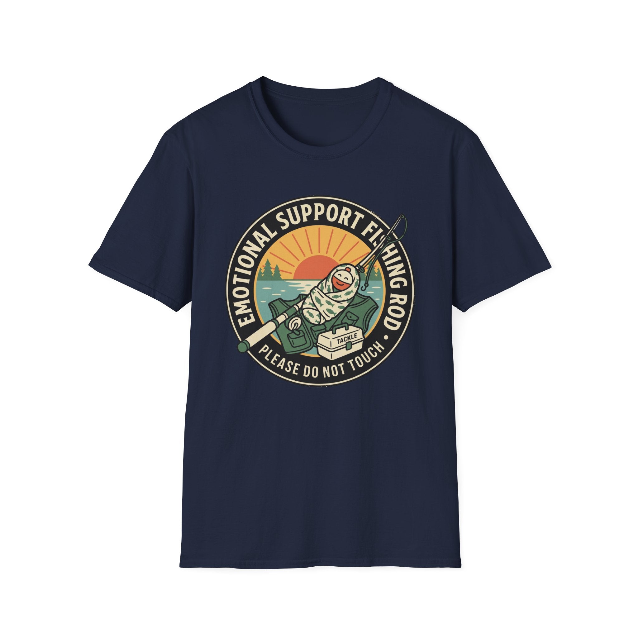 Emotional Support Fishing Rod T-Shirt