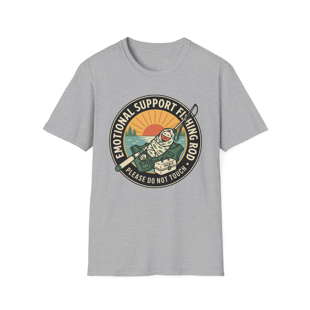 Emotional Support Fishing Rod T-Shirt