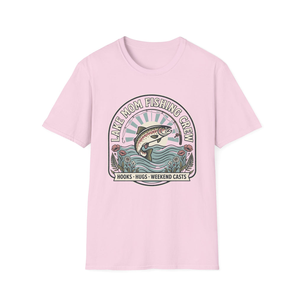 Lake Mom Fishing Crew T-Shirt