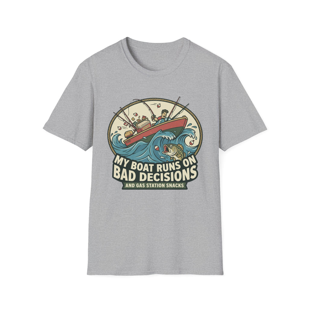 Boat Runs On Bad Decisions T-Shirt
