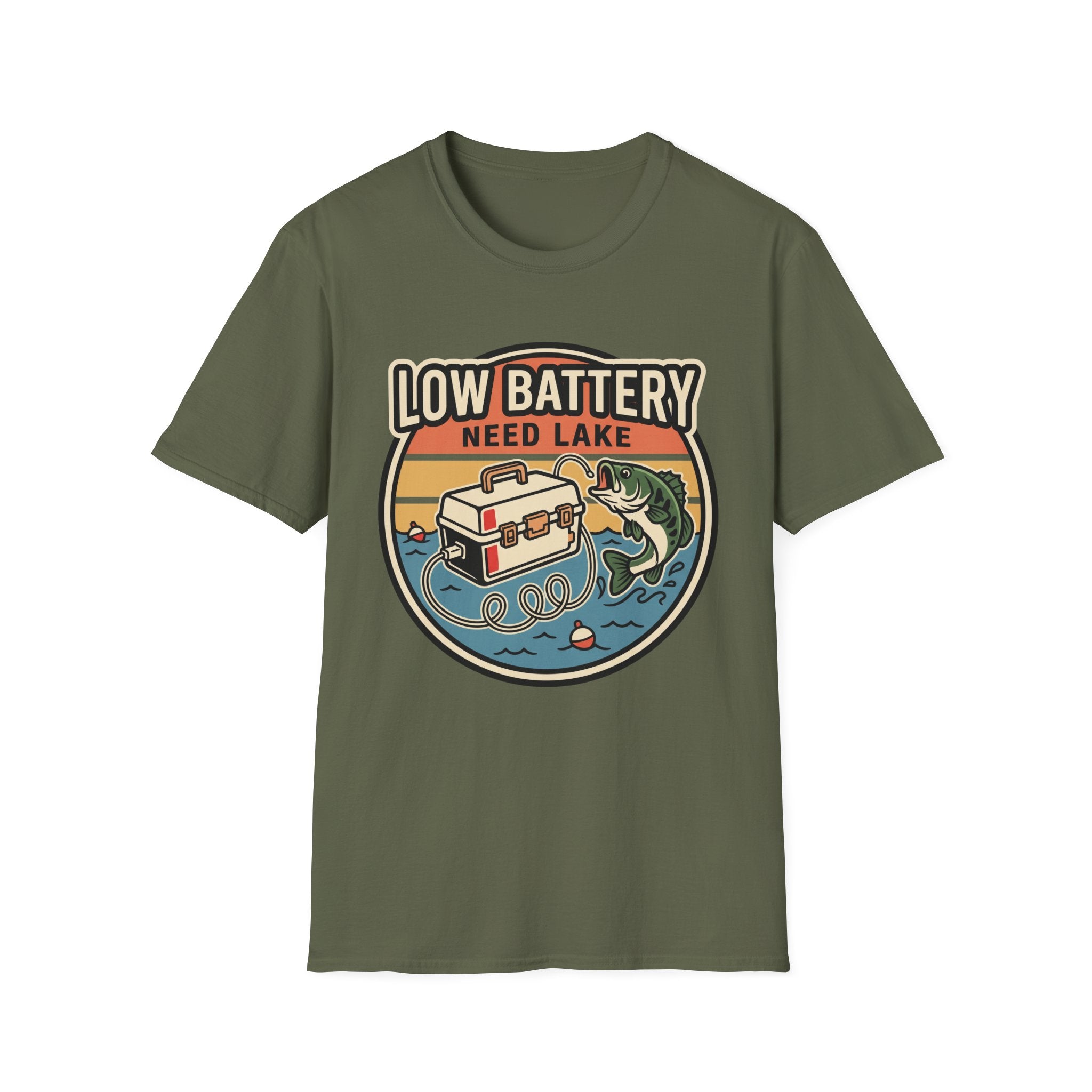 Low Battery Need Lake T-Shirt