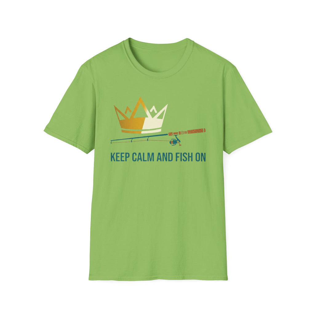 Keep Calm And Fish On T-Shirt