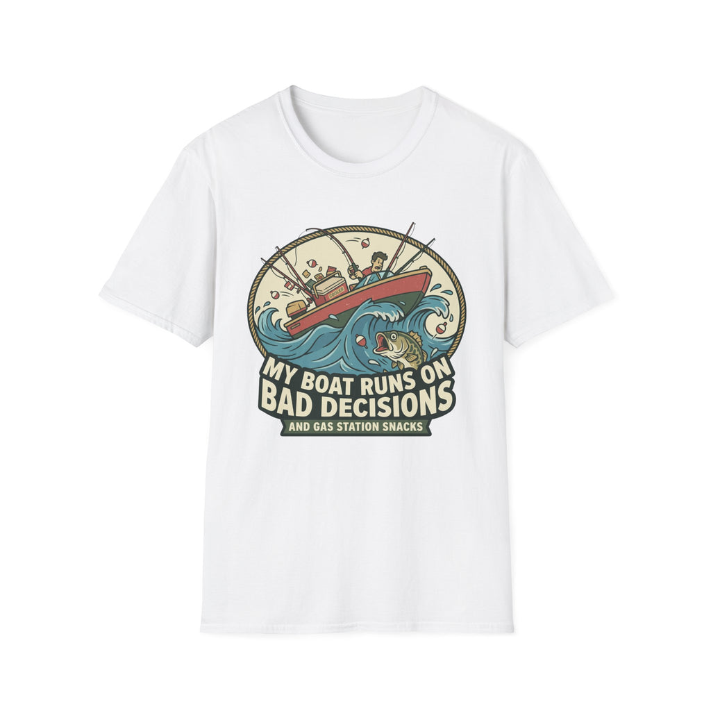 Boat Runs On Bad Decisions T-Shirt