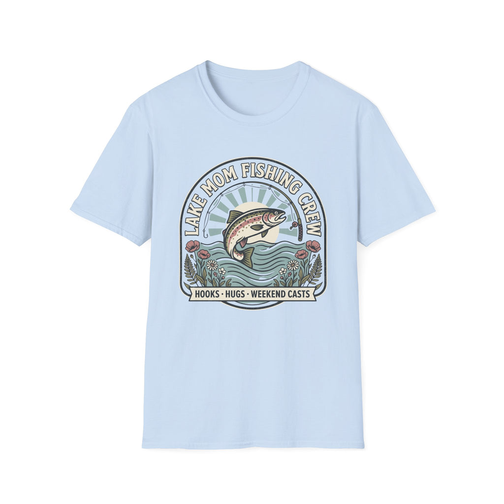 Lake Mom Fishing Crew T-Shirt