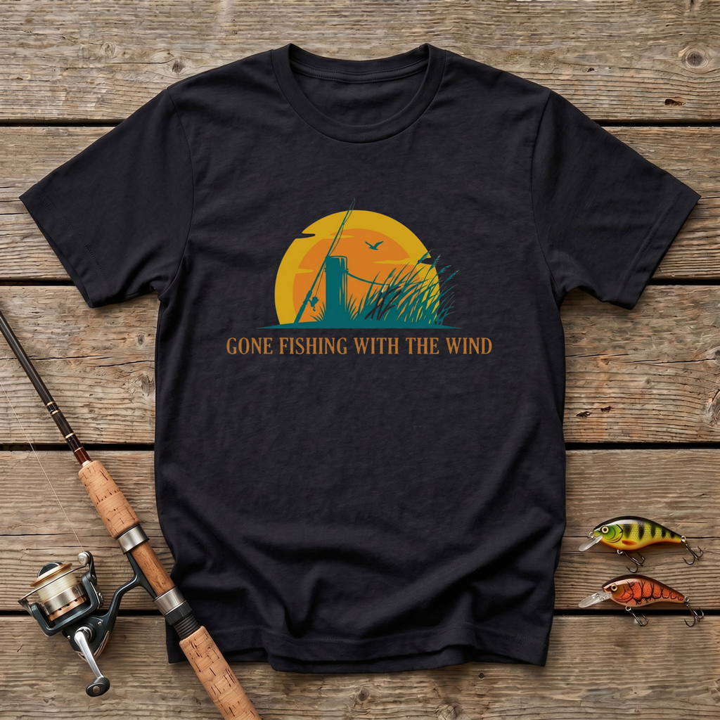 Gone Fishing With The Wind T-Shirt