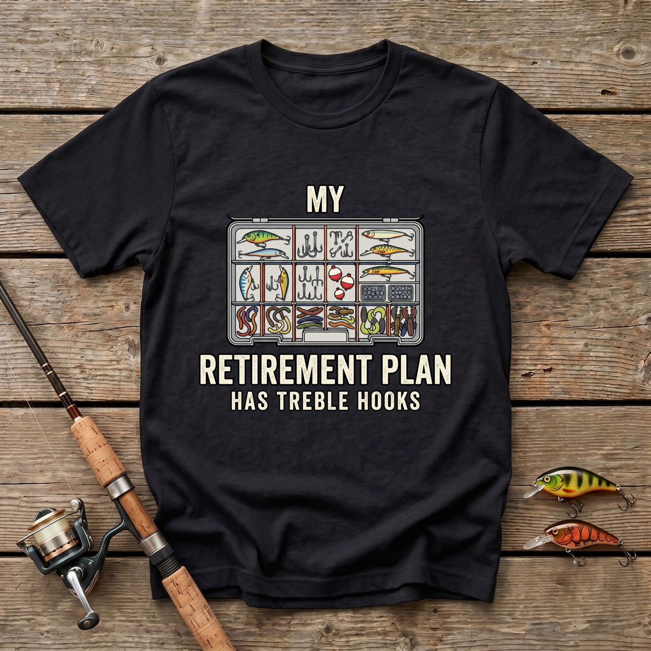 Retirement Plan Has Hooks T-Shirt