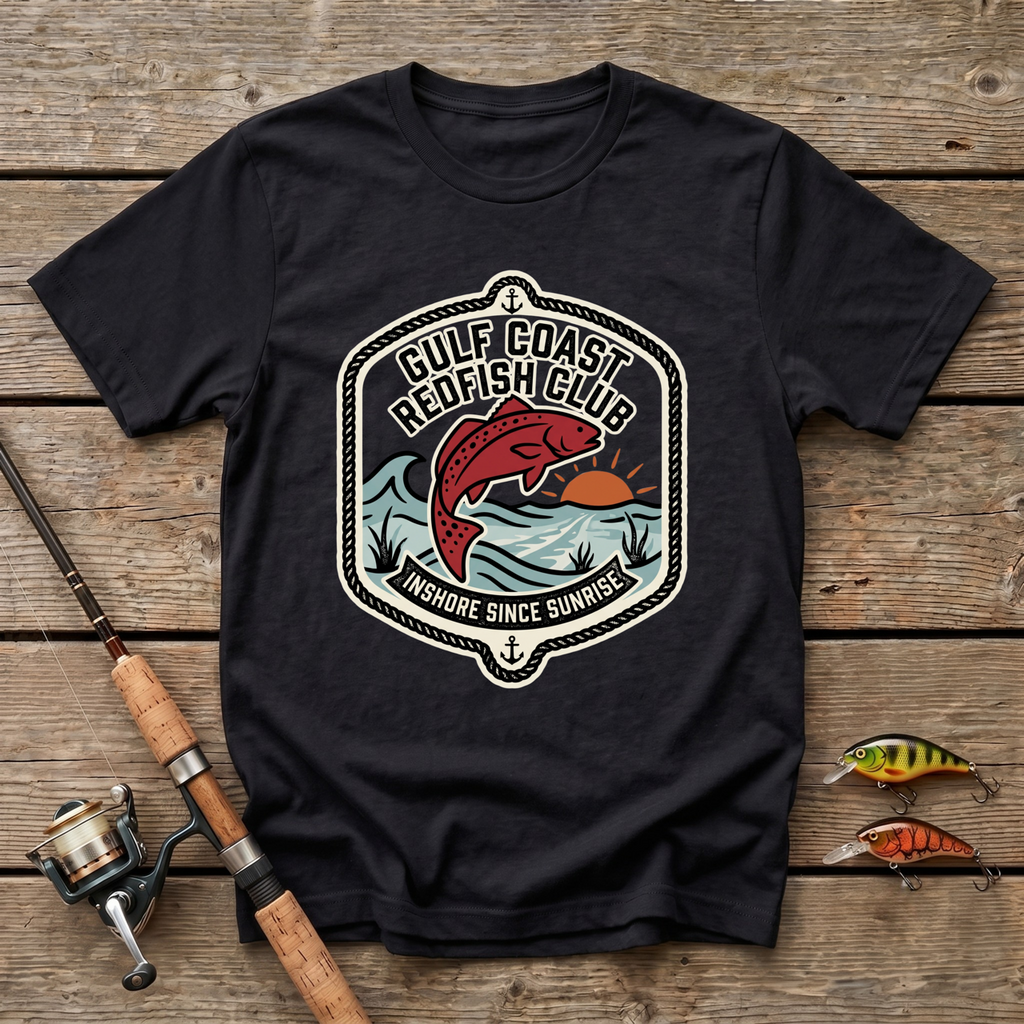 Gulf Coast Redfish Club T-Shirt