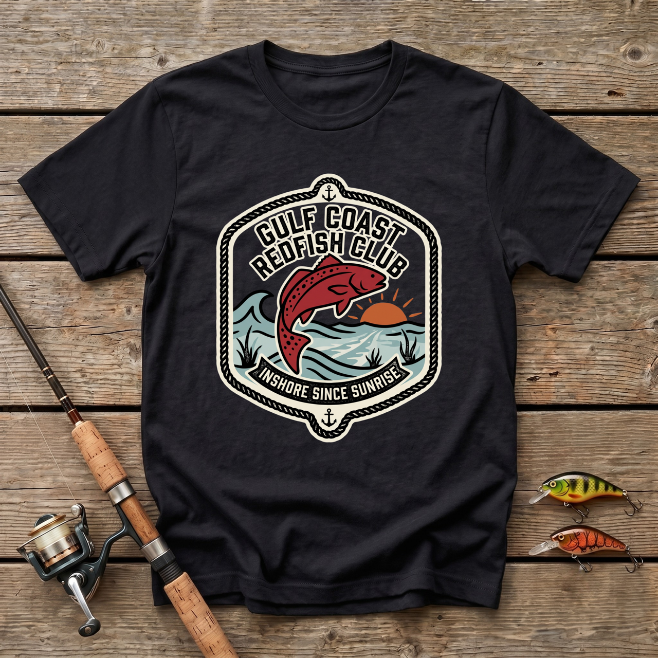 Gulf Coast Redfish Club T-Shirt