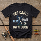 She Casts Her Own Luck T-Shirt