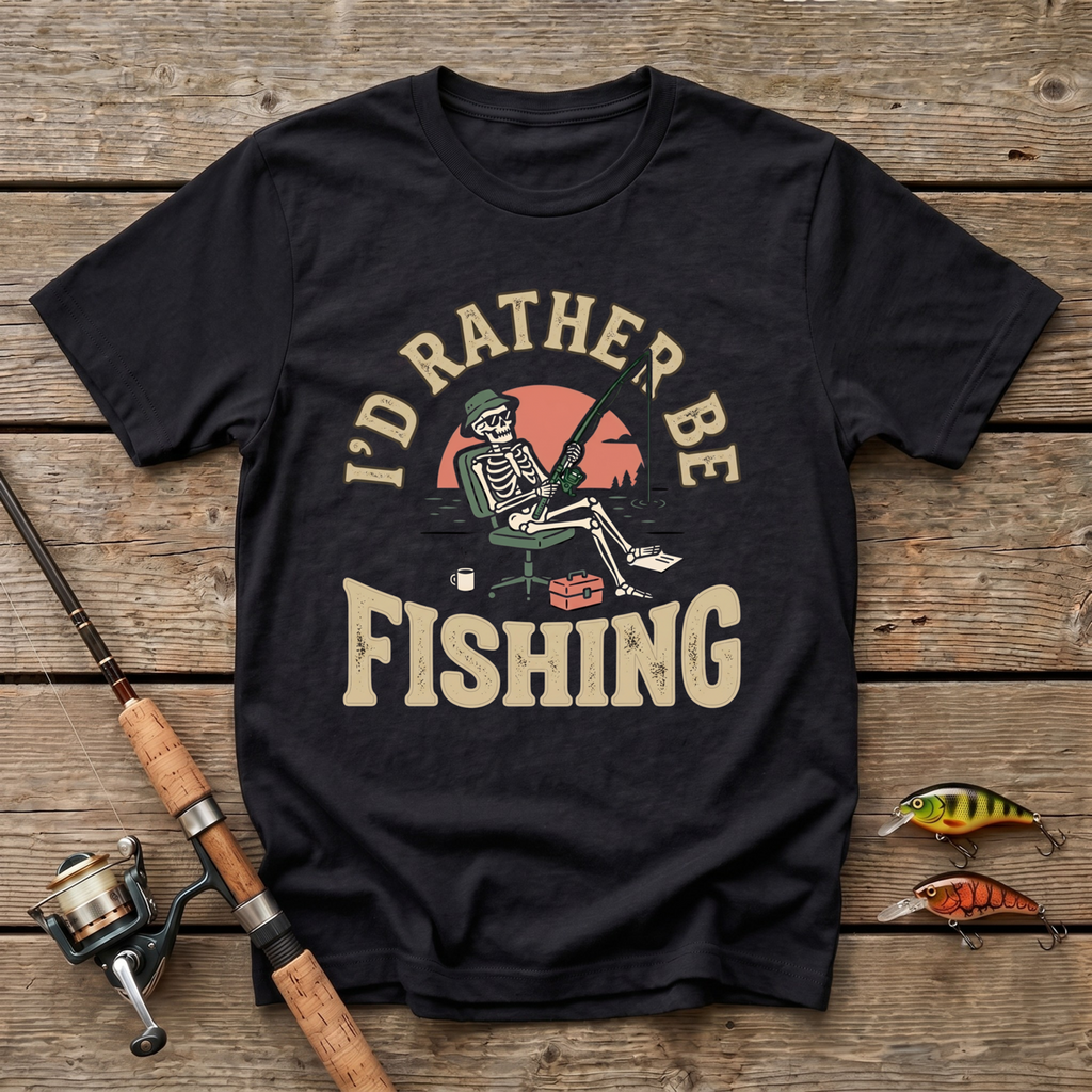 Id Rather Be Fishing T-Shirt
