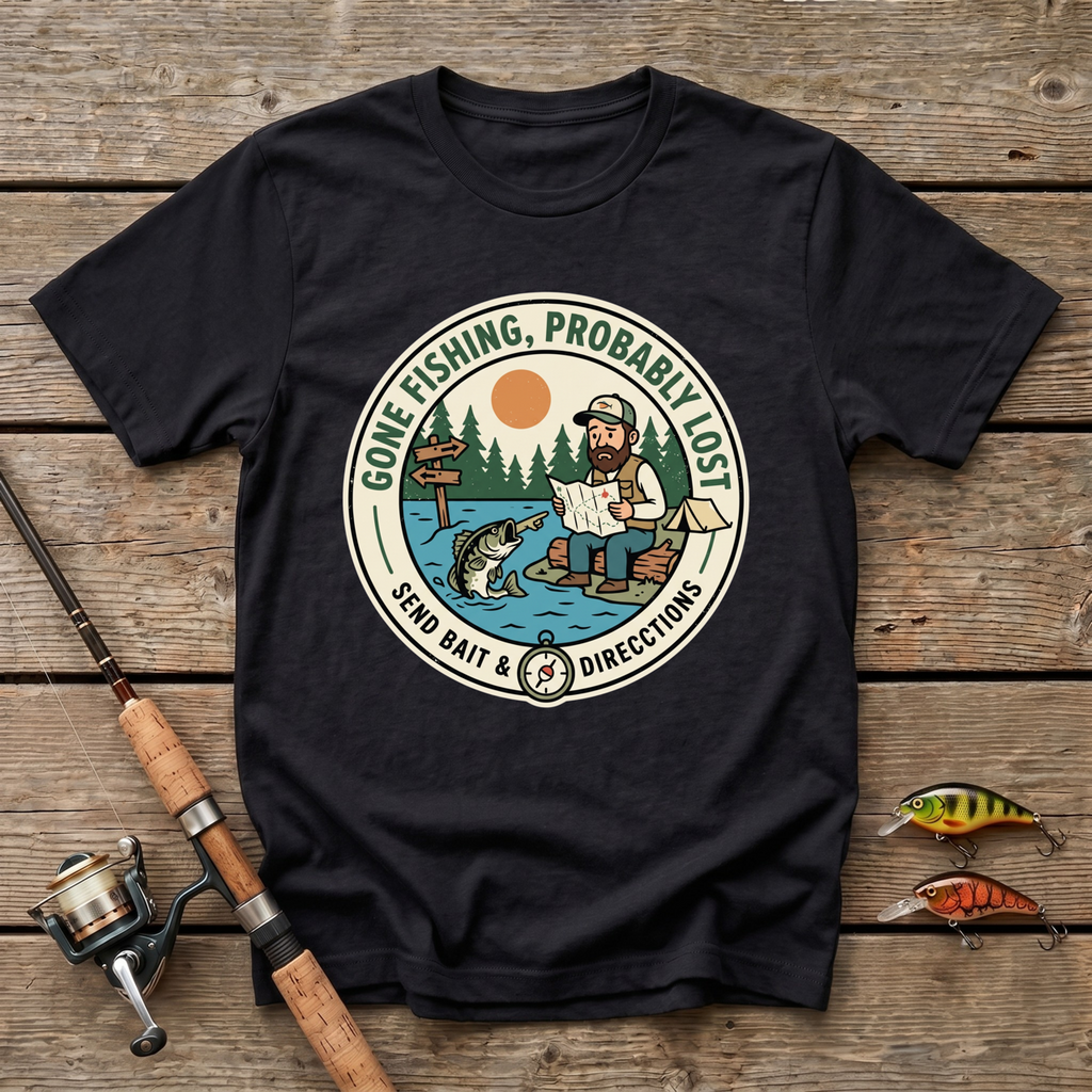 Gone Fishing, Probably Lost T-Shirt