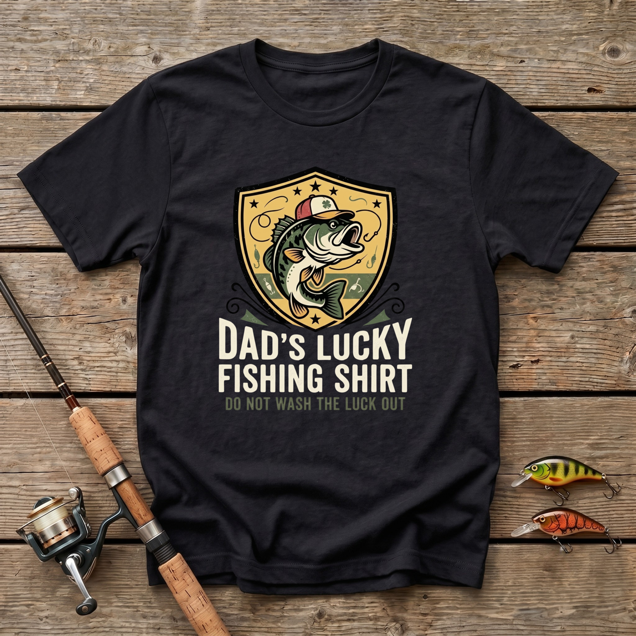 Dad's Lucky Fishing Shirt T-Shirt