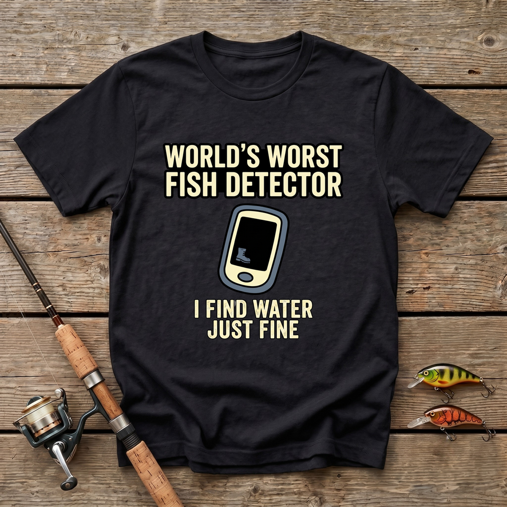 World's Worst Fish Detector T-Shirt