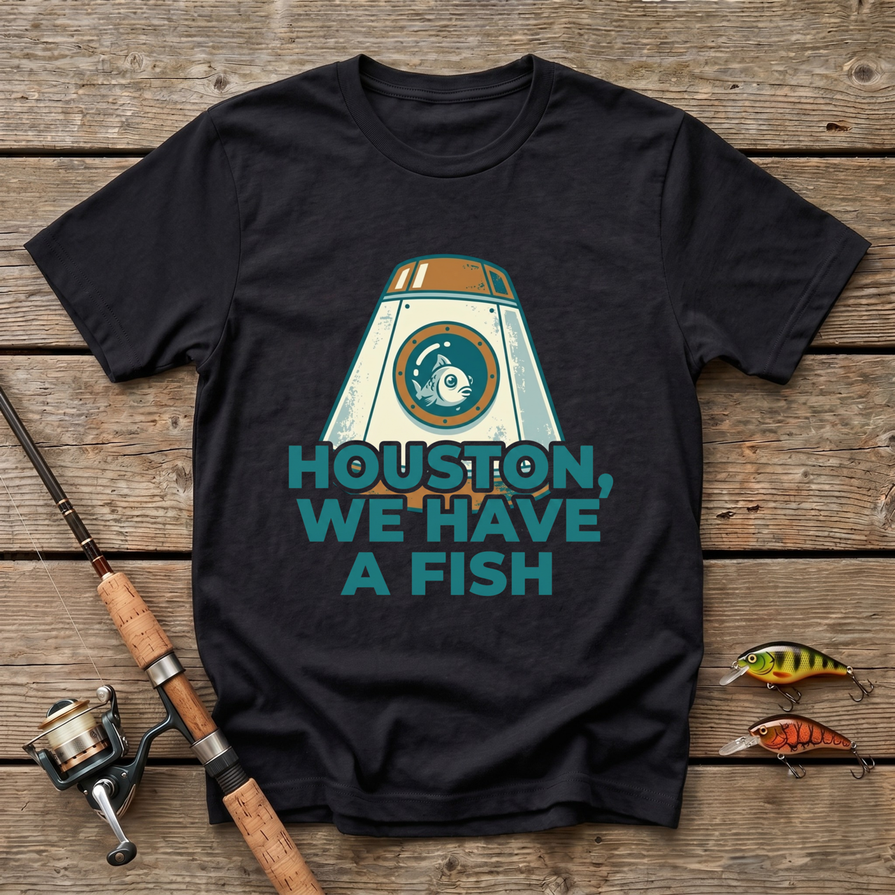 Houston, We Have A Fish T-Shirt