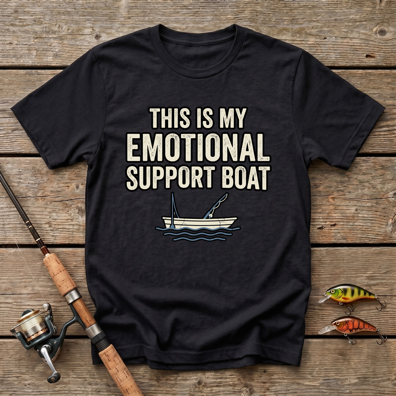 Emotional Support Boat T-Shirt