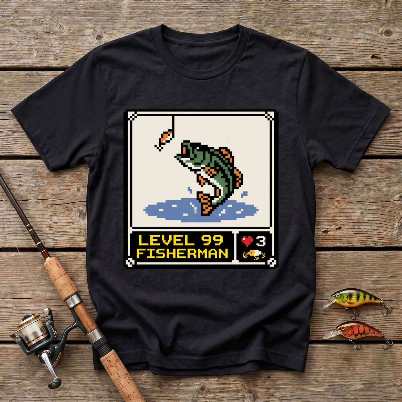 Level 99 Fisherman T-Shirt