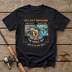 Select Mission. Work Is The Sidequest T-Shirt