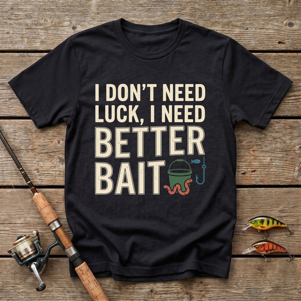 I Don't Need Luck, I Need Better Bait T-Shirt