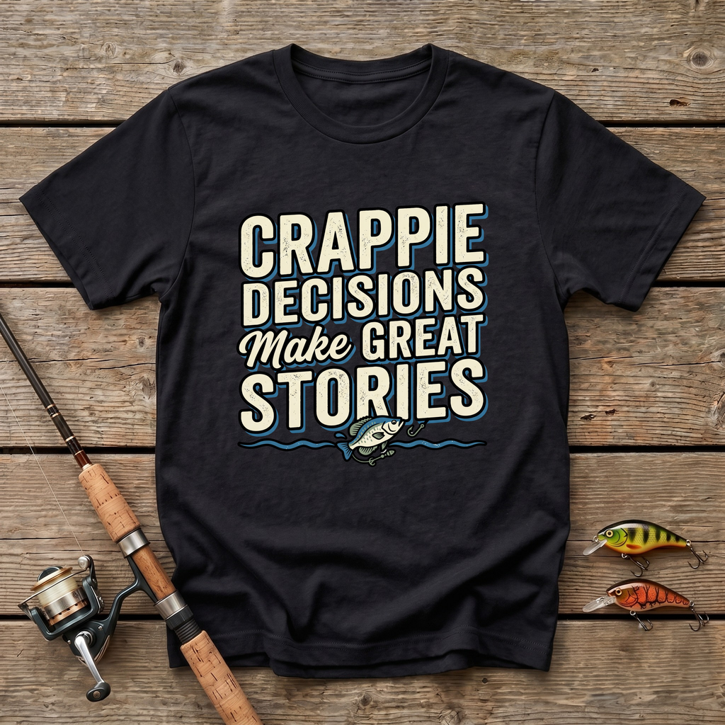Crappie Decisions Make Great Stories T-Shirt