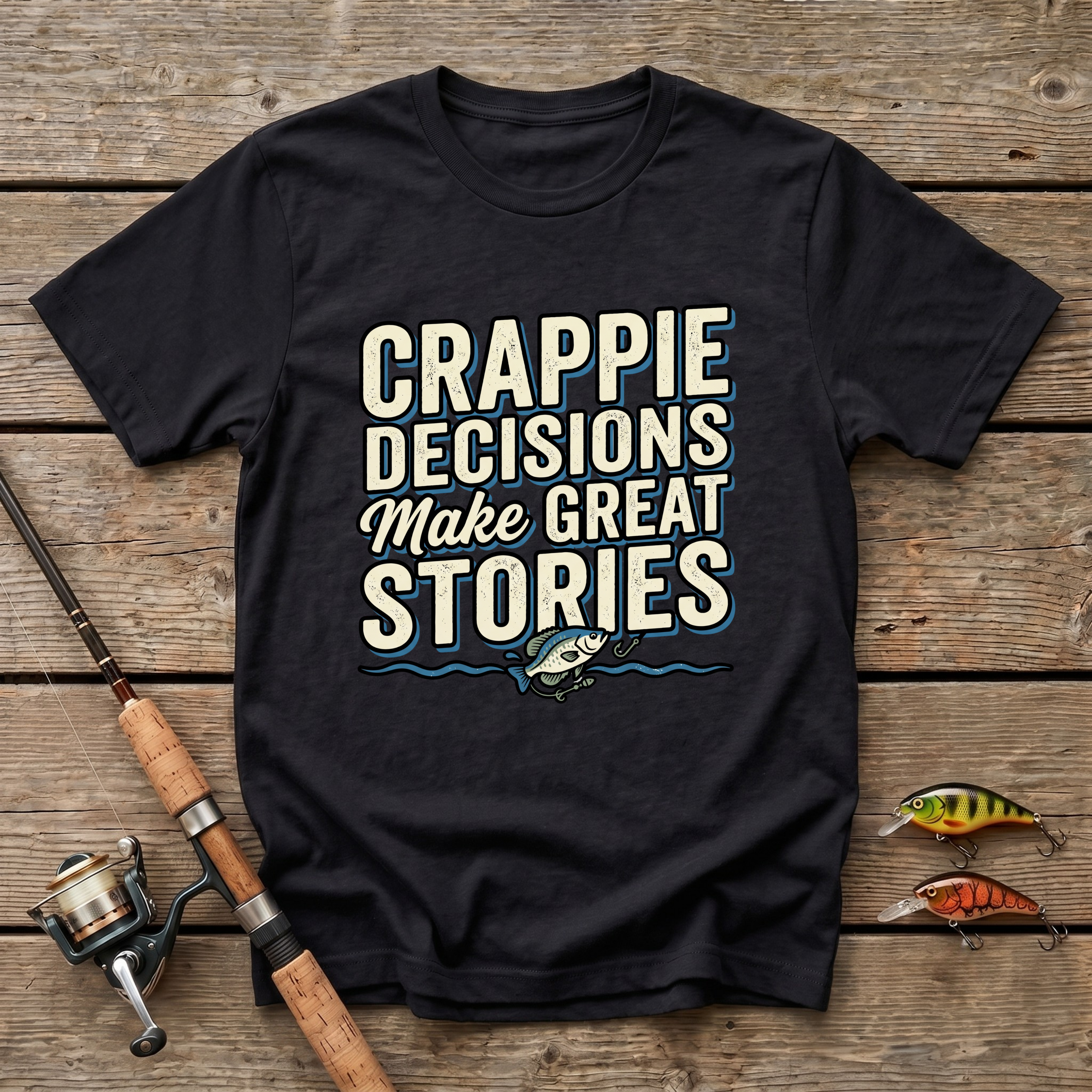 Crappie Decisions Make Great Stories T-Shirt